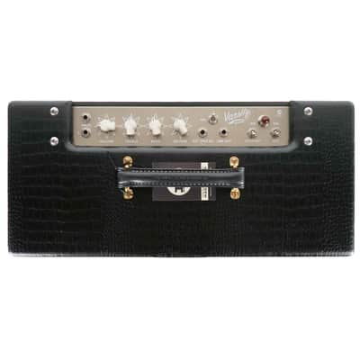 New Magnatone Varsity Reverb Limited Edition Cathedral Black image 5