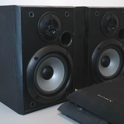 Sony SS-B1000 Bookshelf Speakers Pair HiFi Stereo Home Audio 2-Way image 4