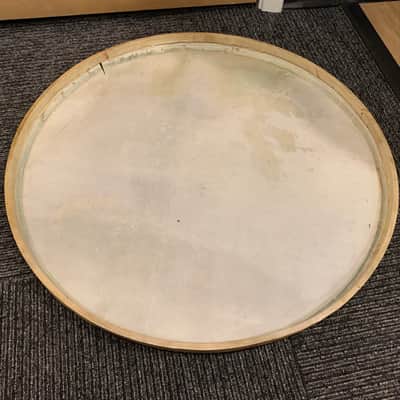 Set of 4 - Vintage Slingerland 22" & 28" Calfskin Bass Drum Heads (Rm3) image 13