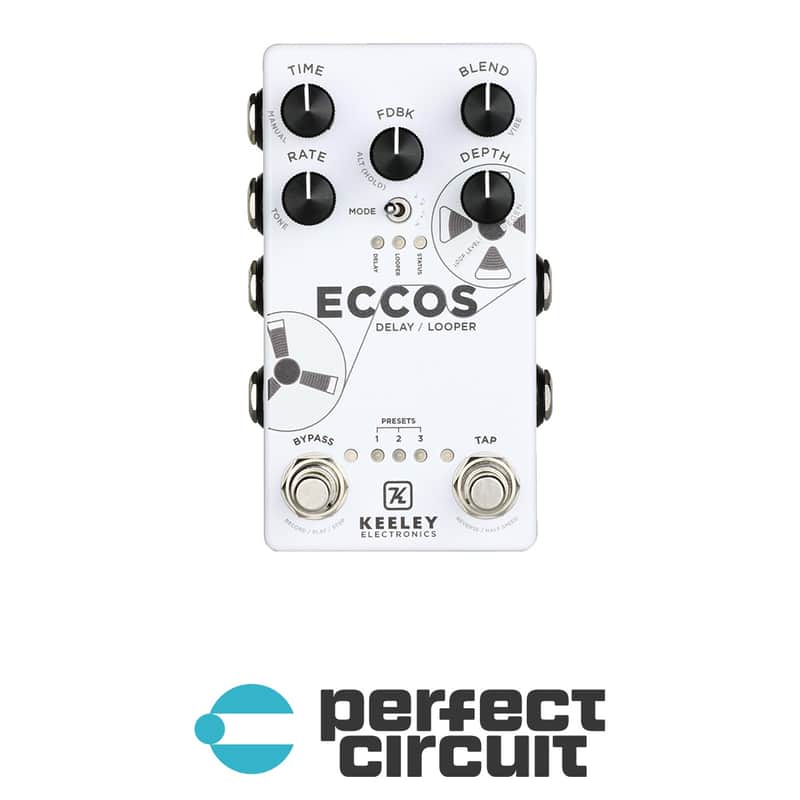 Keeley Eccos Delay / Looper Pedal [DEMO] image 1