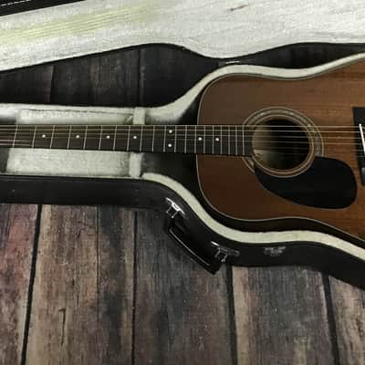 Used Zager 2012 Left Handed ZAD-20 Mahogany Acoustic Electric Guitar with Case image 10