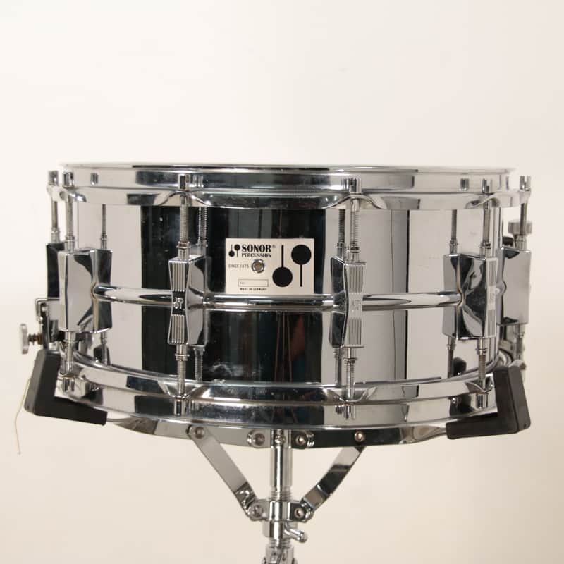 Sonor D-506 Phonic 14x6.5" 10-Lug Ferro-Manganese Steel Snare Drum 1980 - 1994 image 1