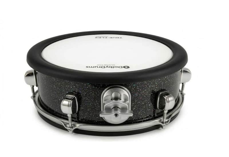 Dolby 10” Silicone Black Sparkle Electronic TOM 6 for Roland Yamaha Drum image 1