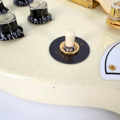 2020 Gibson Murphy Lab '63 Les Paul SG Custom with Maestro Ultra Light Aged - Classic White image 15