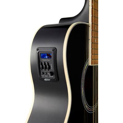 Mitchell O120CEWPM Auditorium Acoustic-Electric Guitar Regular Metallic Black image 7
