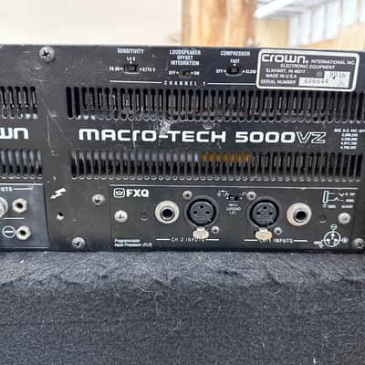 Crown Macro-Tech 5000VZ 2 Channel Power Amplifier - PARTS ONLY (#6644) image 9
