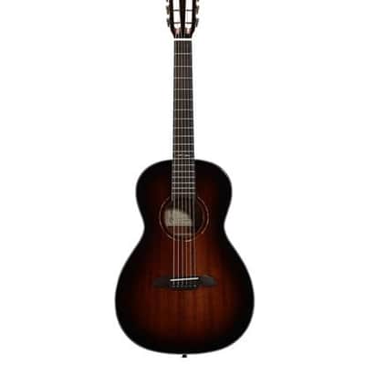 Alvarez AP66ESHB Parlor Acoustic Electric Guitar Mahogany Shadowburst image 1