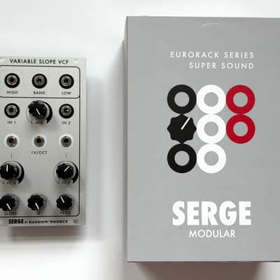 Serge Modular Variable Slope Filter (VCFS) Eurorack Module Like New w/Box Random Source image 1