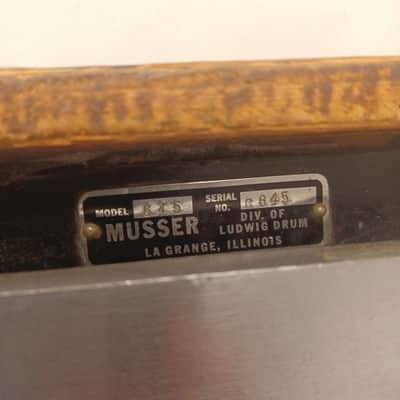Ludwig Musser M645 Orchestra Bells Glockenspiel Carbon Steel Bars G-C 2.5 Octave image 3