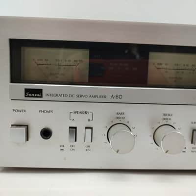 Sansui A-80 Stereo Integrated DC Servo Amplifier - 1980 image 2