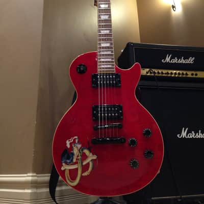 Epiphone Les Paul Classic Slash Signature Series Transparent Red image 2