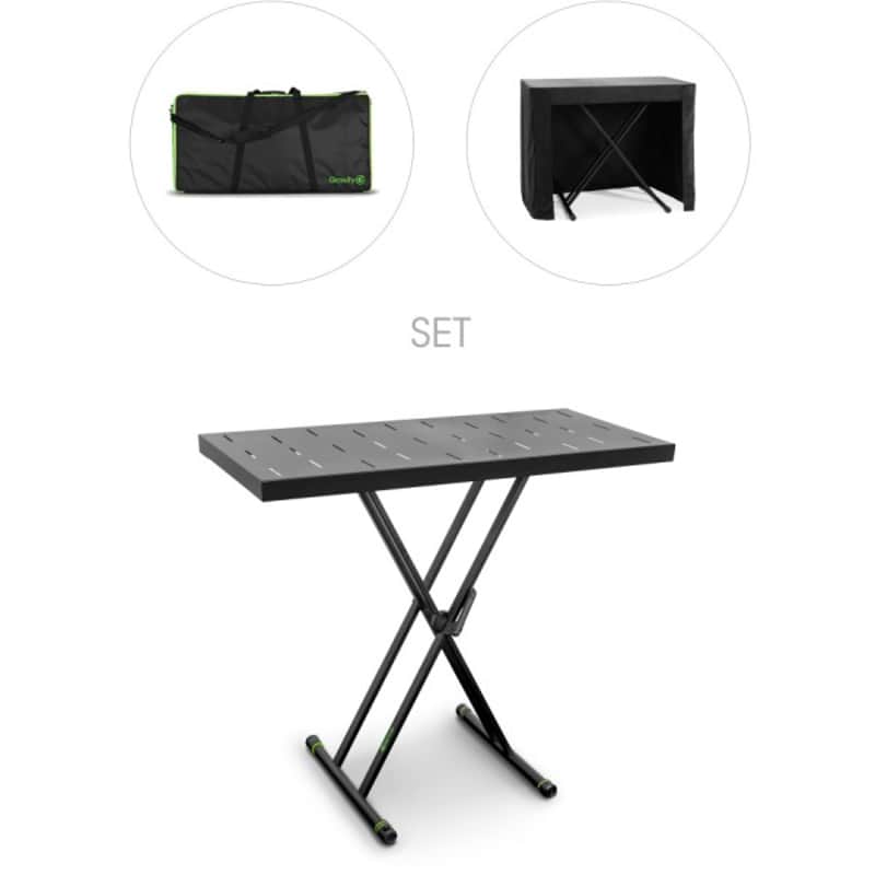 Gravity KSX 2 RD SET 1 Keyboardstativ X-Form doppelt und Auflagetisch B-Ware image 1