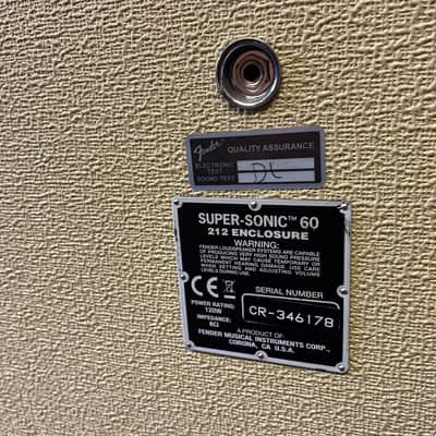 Fender Super Sonic 60 Blonde 2x12" Speaker Cabinet image 2