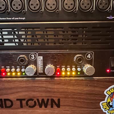 Warm Audio WA-412 4-Channel Mic Preamp 2016 - Present - Black image 3
