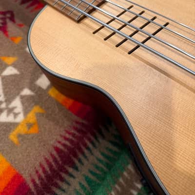 Kala SSMHG-C-HH FS Fretted Hutch Hutchinson Signature U-Bass with Bag 2010s - Polyurethane Natural image 3