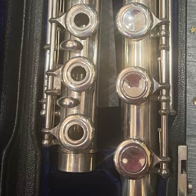 Powell Vintage Heavy Wall Commercial Flute 1980 - Silver Serial #5936 image 15