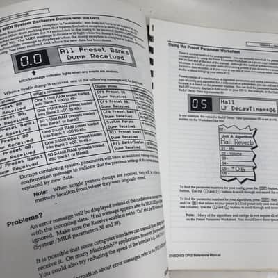 Ensoniq DP/2 Reference Manual  80s image 6