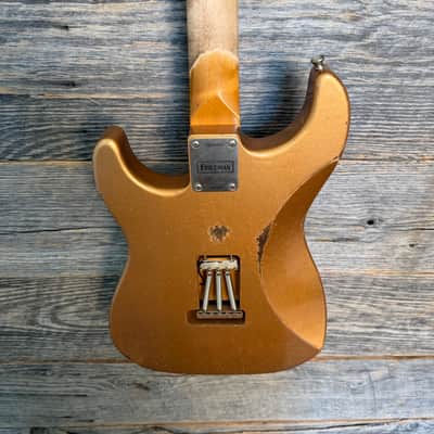 Friedman Vintage S Aged Guitar - Gold Metallic (Medium Aging) image 9