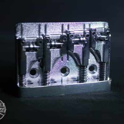NOS Schaller 3-D adjustable 4-String Bass Bridge circa 80's image 1