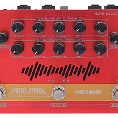 Hotone Mojo Attack Nano Legacy Floor Series NLF-2  Portable Dual Channel Floor Amplifier image 1