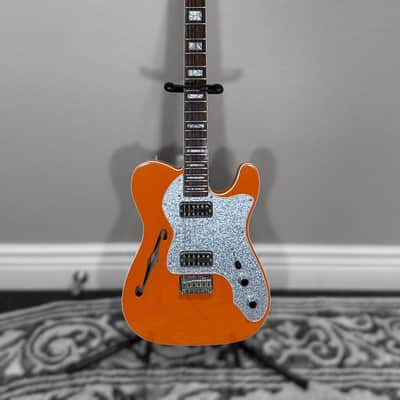 Fender Limited Edition Parallel Universe Series Deluxe Thinline Super Telecaster 2018 - Orange