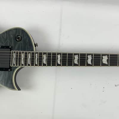 ESP LTD EC-401 QM See Thru Black Satin Electric Guitar B-Stock image 8