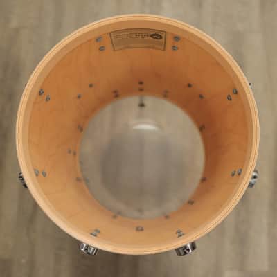 Pre-Owned DW Collector's Series Maple Standard 14" Floor Tom (Twisted Blue Oyster) image 7