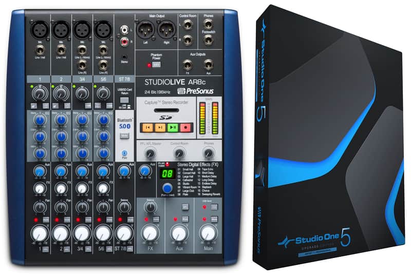 PRESONUS StudioLive SLM AR8C 8 Ch. Mixer Recording Interface+Software Upgrade imagen 1