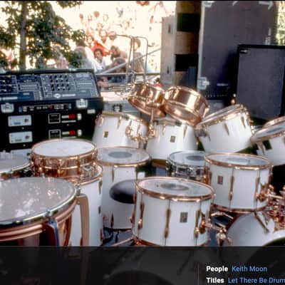 Keith Moon and Zak Starkey's, THE WHO 1970s Premier 23" Professional Copper Timpani. SIGNED! image 7