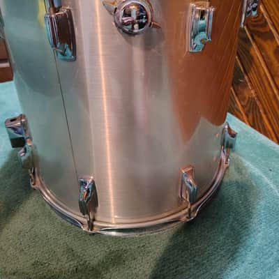 Tama Imperialstar 16x16 Floor Tom/Rack Tom 1981 - Metallic Hairline Chrome image 7