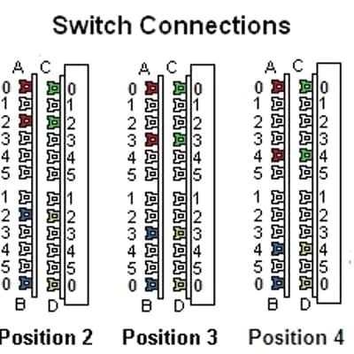 5-way 4-Pole Lever Switch-Oak Grigsby image 3