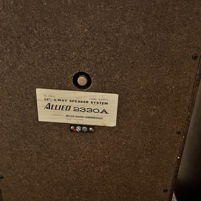 Allied 2330A 3-Way hifi Vintage Speakers image 5