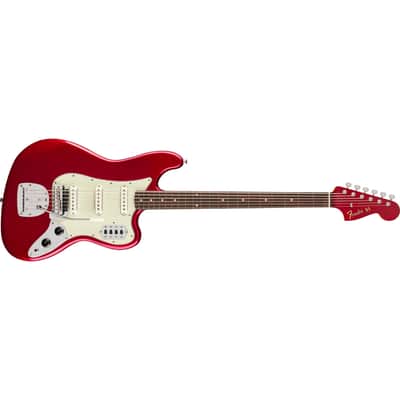 Fender Vintera III Early 60s Bass VI 6-String Bass w/ Gig Bag - Candy Apple Red image 4