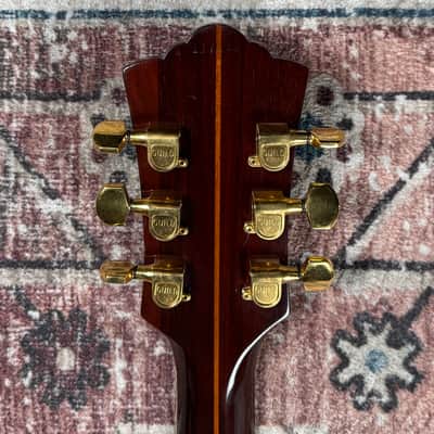 1975 Guild D55 LH Vintage Left Handed Westerly RI Natural Acoustic Guitar! image 12