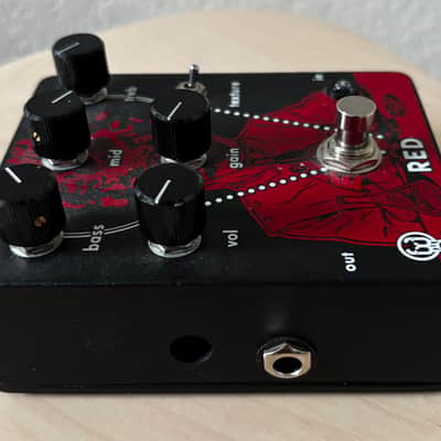 Walrus Audio RED High-Gain Distortion Limited Edition - Guitar Center 2017 - Black / Red Alien image 3