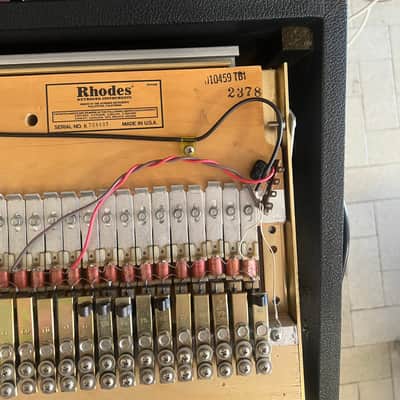 Rhodes Mark I Stage 88-Key Electric Piano 1975 - 1979 - Black Rounded Top image 6