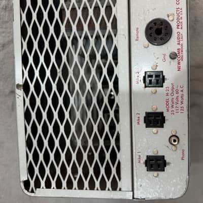 Vintage Newcomb H-25 25-Watt Tube PA Amplifier Head – Hollywood CA USA – 6SF5 Tubes image 5