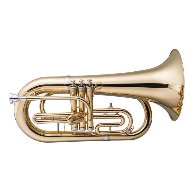 John Packer JP2054 Key of Marching Euphonium w/ABS Hard Plastic Case, Mouthpiece & Valve Oil image 1