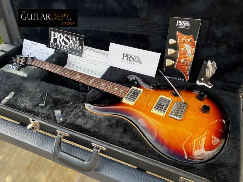 ♚ MINT ♚ 2007 PRS Custom 22 * 10 Top ♚ TOBACCO SUNBURST ♚ TREM ♚ AAA ♚ BIRDS♚ 7.8 LBS ♚ Dragon II♚24 image 1