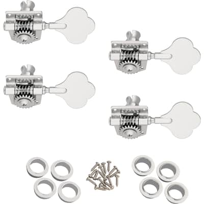 Fender Player Series Bass Tuning Machines - Chrome, 4 Pack image 2