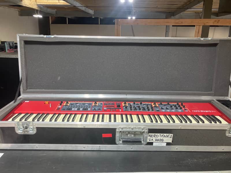 Nord Stage 2 EX HA88 Hammer Action 88-Key Digital Piano 2015 - 2016 - Red image 1