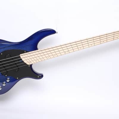 Dingwall Combustion 5 Indigo Burst with Reunion Blues gig  bag & custom pro setup - In Stock! image 3