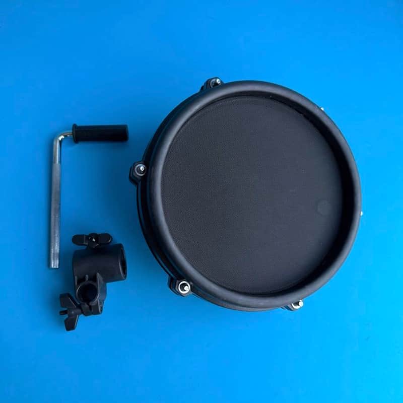 ALESIS NITRO DM7X Drum Part: 8 Inch Tom Single-Zone Mesh Pad w/L-Rod Clamp [V4] image 1
