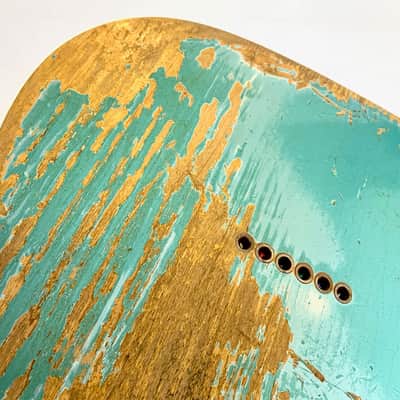 Fender Telecaster Custom 60 Heavy Relic Custom Shop 2013 Teal Green Metallic image 16