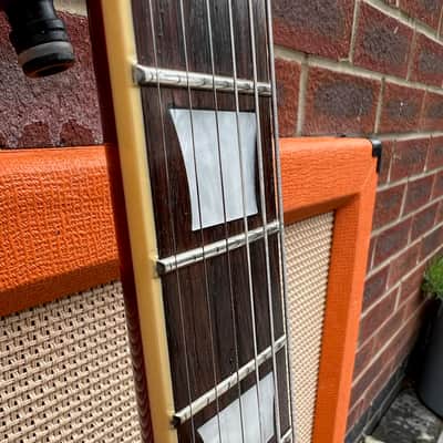 Vintage Hohner Professional L59 Les Paul Custom Sunburst Left Handed Guitar image 7