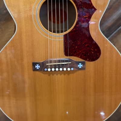 2010 Gibson J-185 Jumbo Acoustic, Natural image 5