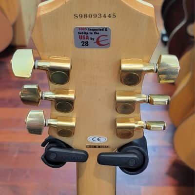 Epiphone Emperor Joe Pass Hollow Body Electric with Hardshell case 1998 - Natural image 5