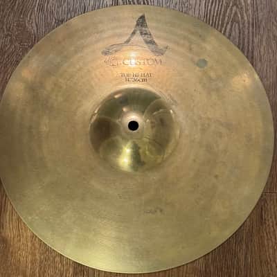 Zildjian A Custom 14" Hi-Hats Hi Hat Cymbals 1100 Grams 1250 Grams image 7