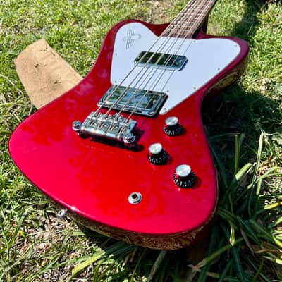 Gibson Non Reverse Thunderbird Bass Guitar 2022 - Sparkling Burgundy image 8