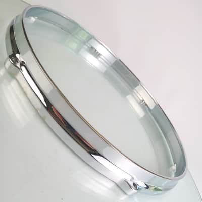 Gretsch 13" 6-Lug Die-Cast Tom Drum Rim/Hoop Vintage 70s-80s Brooklyn Chrome USA image 3